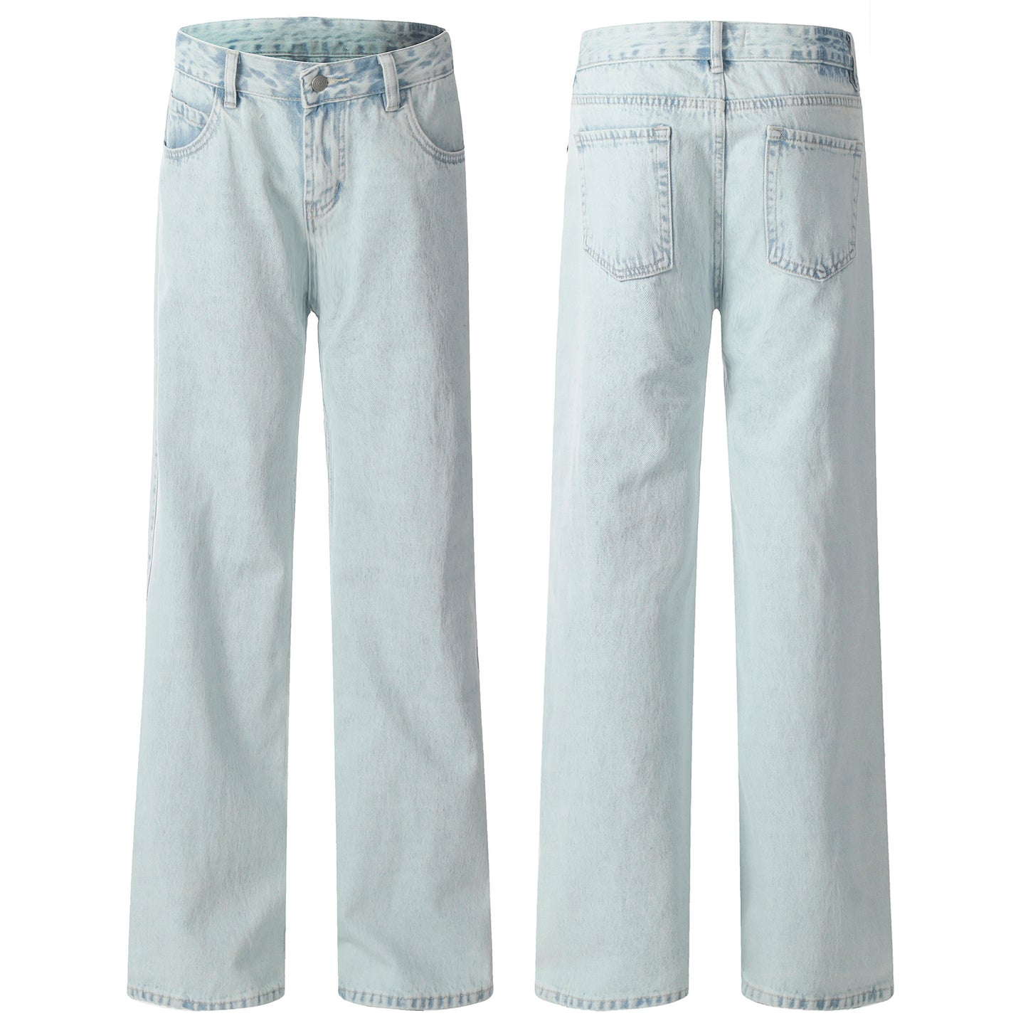 Denim Pants for Men and Women | Cleanfit Loose Slimming Casual Fitted Long Pants