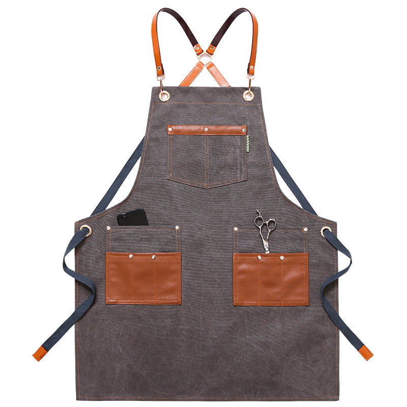 Denim Hairstylist Apron