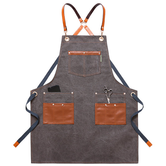 Denim Hairstylist Apron