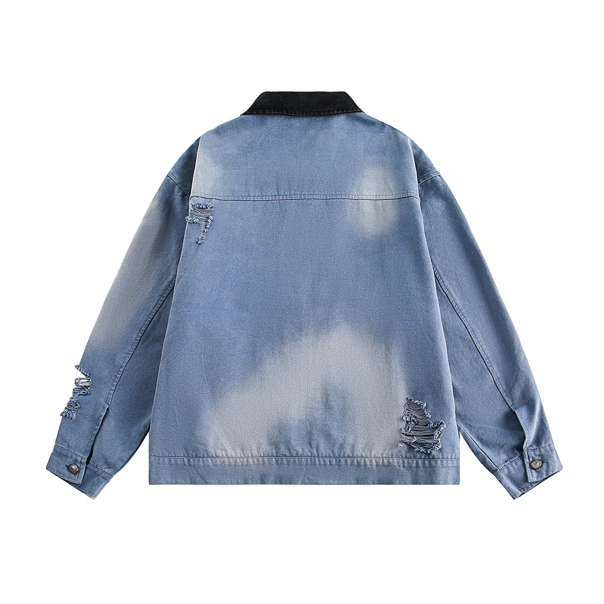 Women's Washed Denim Graffiti Jacket