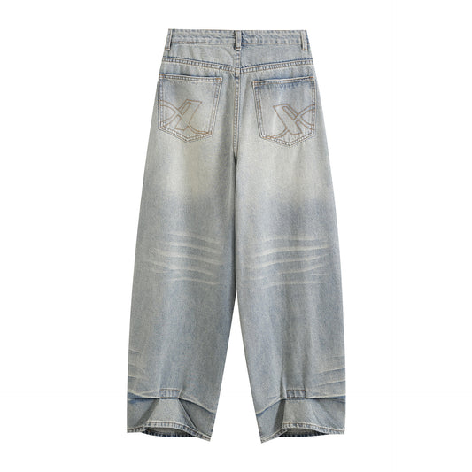 Loose Wide Leg Jeans - Japanese Denim
