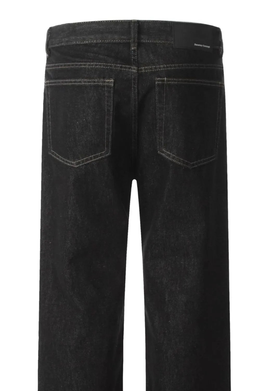 Premium Men's Straight Leg Jeans with Pockets