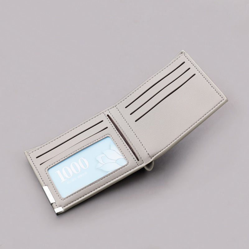 Men's Simple Wallet Ultra Thin - Gray