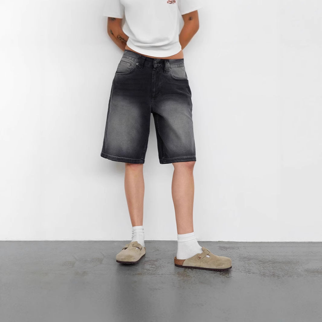 Slim Fit Denim Shorts for Women