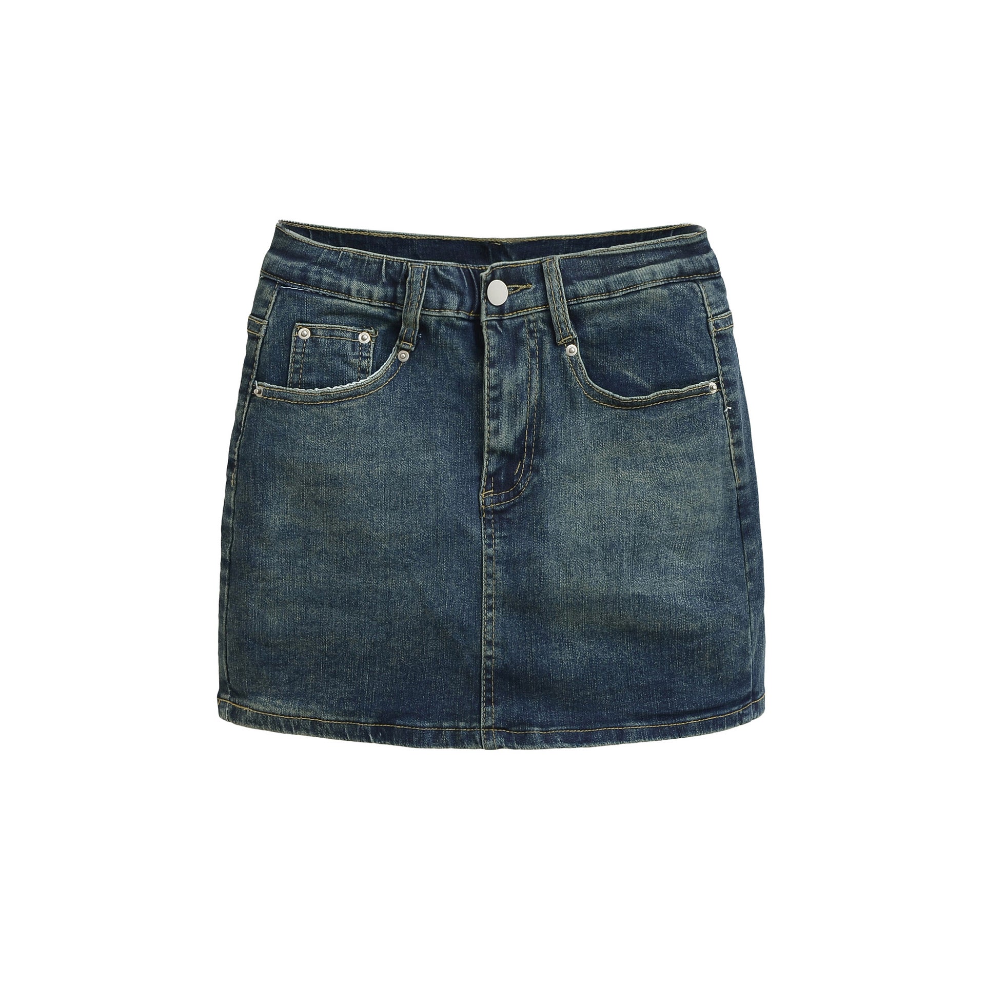Luxury Japanese Denim Mini Skirt for Women