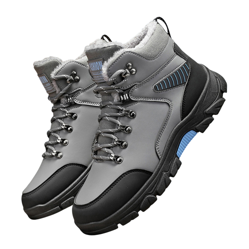 Warm Cotton Shoes with Fleece - Outdoor Hiking Shoes