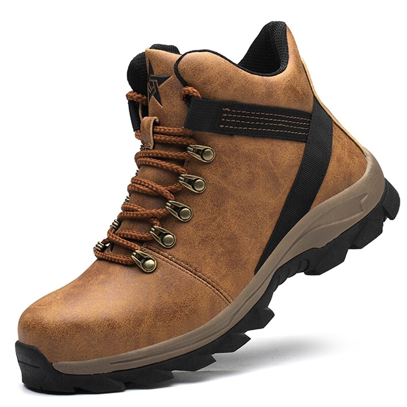 Men's Safety Boots - Indestructible Work Shoes with Steel Toe