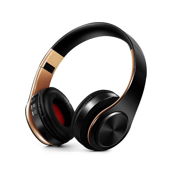 Wireless Bluetooth Headphones Over Ear With Mic Stereo Sound