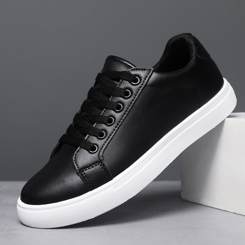Men's  Casual Sneakers - Versatile Soft Leather Board Shoes