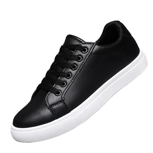 Men's  Casual Sneakers - Versatile Soft Leather Board Shoes