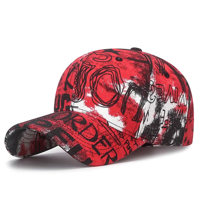 Graffiti Caps for Men and Women - Sport Visors Baseball Cap, Street Trend Sun Hat