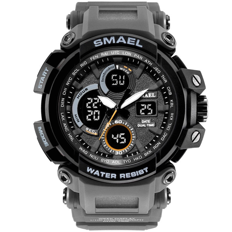 Men's LED Digital Military Sports Watches - Waterproof - Camo