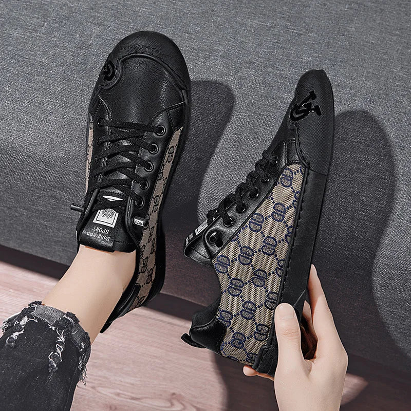 Men's Casual Board Shoes - Versatile, Breathable, Lightweight White Sneakers