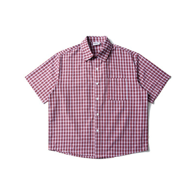 Pocket Design Checkered Shirt - Loose Fit