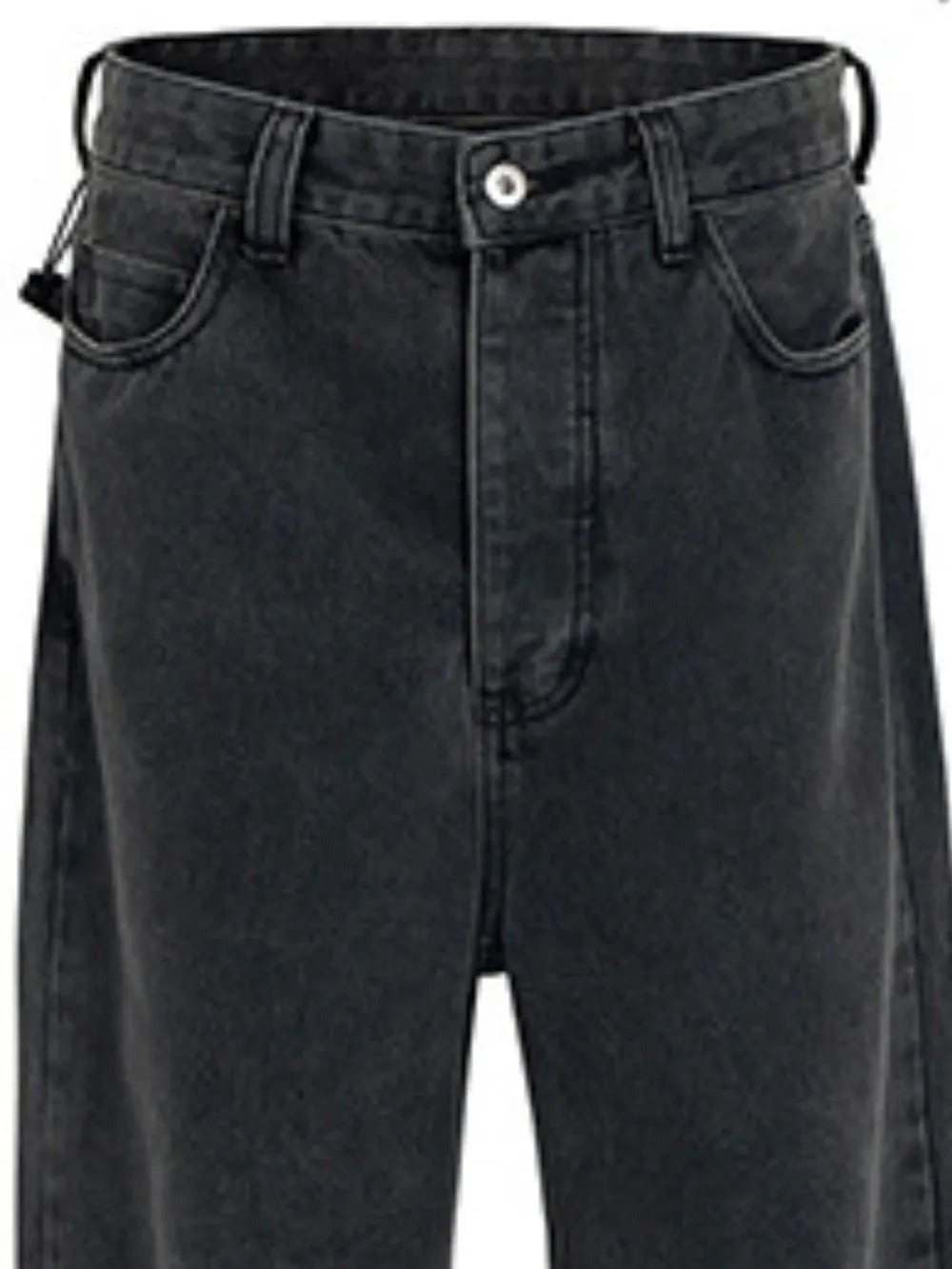 Men's Wide Leg Jeans - Premium Japanese Denim