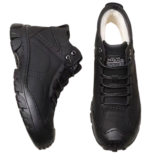 Men's Snow Boots with Fleece Insulation