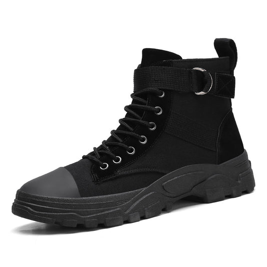 Men's Casual High Top Canvas Boots