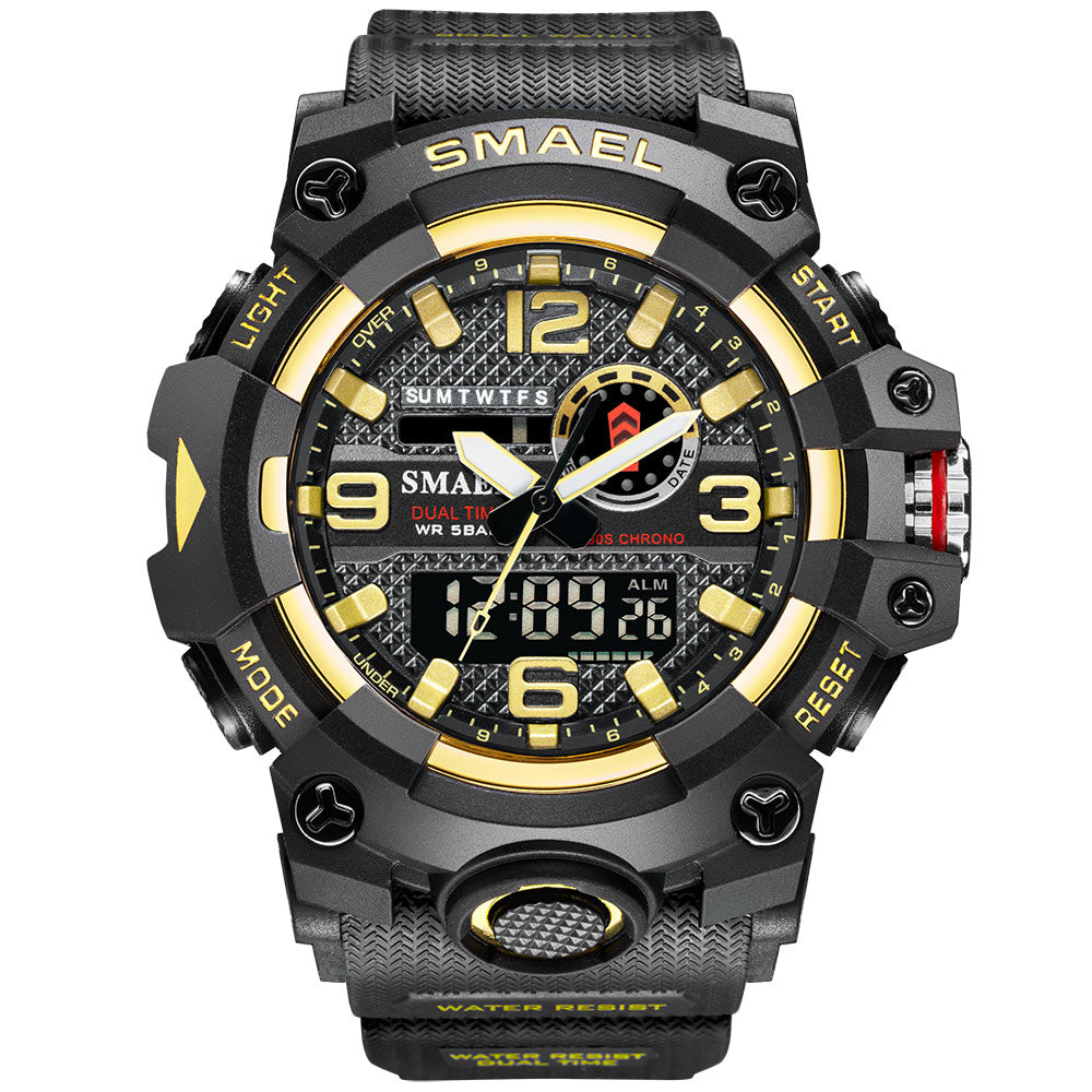 Men's Sport Watches - Dual Display - 50m Waterproof Military Watch