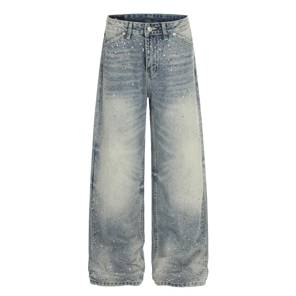 Ground White Washed Denim Jeans
