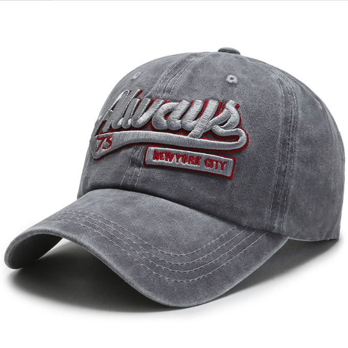 Duck Tongue Hat Sports Washed Denim Casual Baseball Cap Versatile Street Sunshade Hat