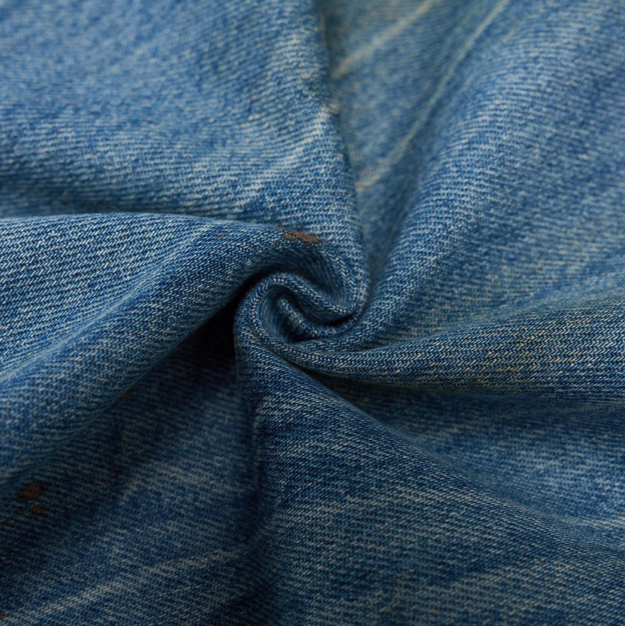 Washed Distressed Tapered Denim Long Pants