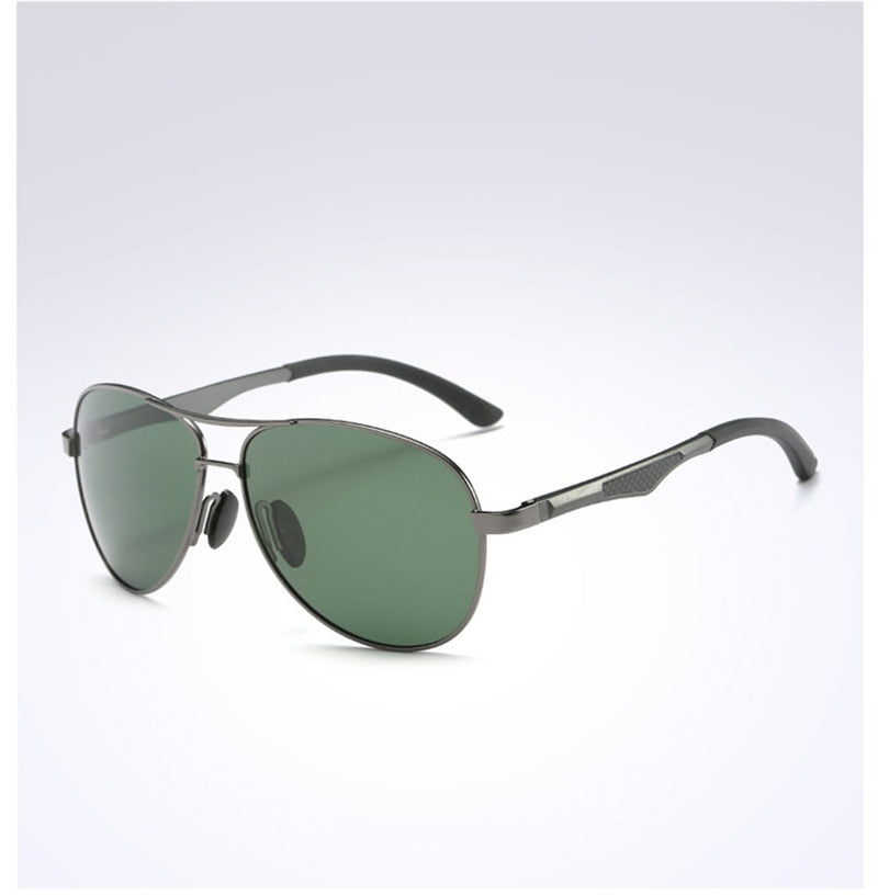 Polarized Aluminum Magnesium Aviator Style Sunglasses