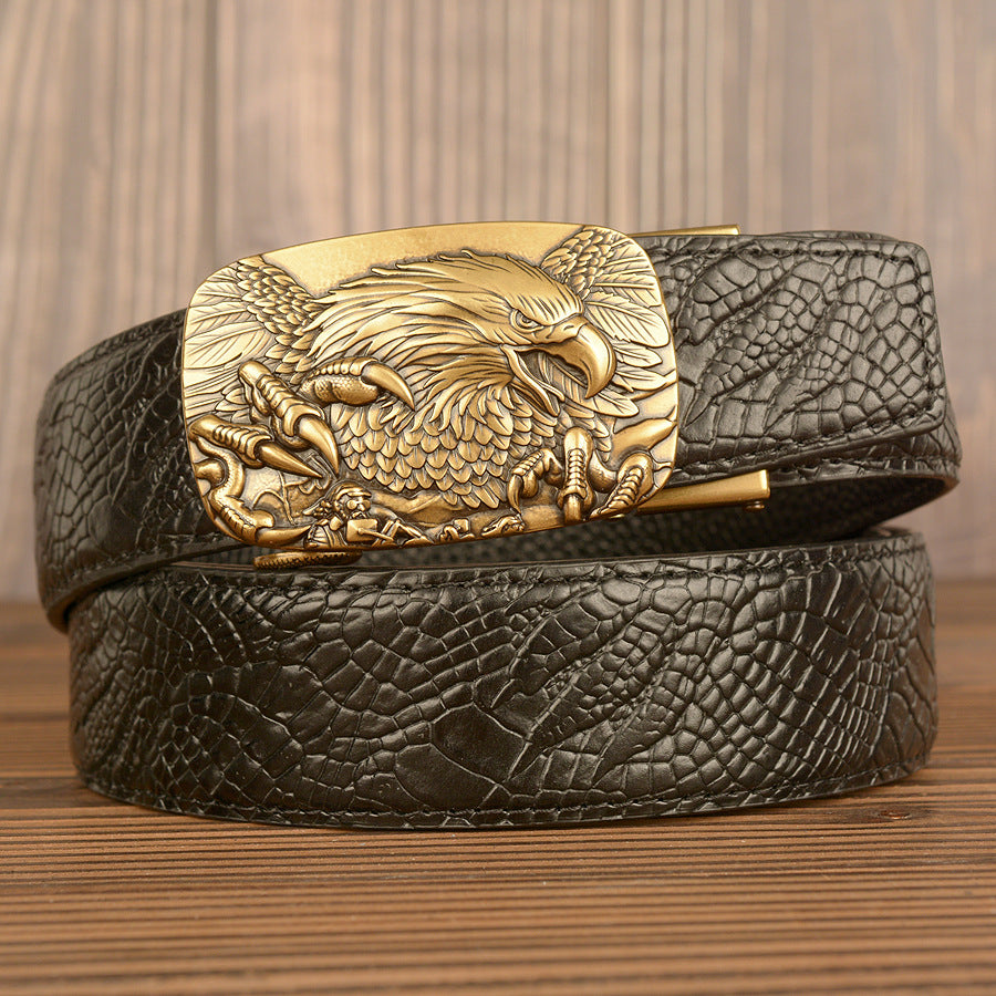 Top Layer Cowhide Belt Men