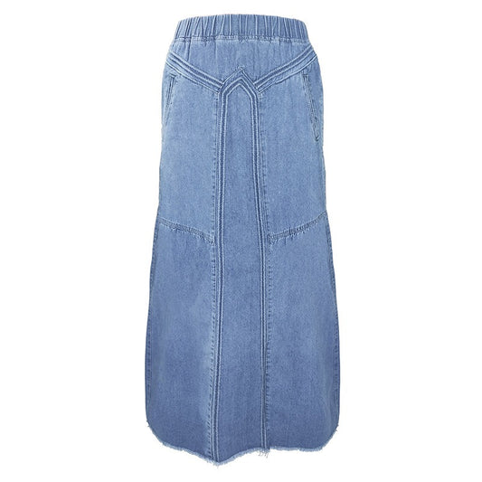 Women's Premium Japanese Denim A-Line Skirt