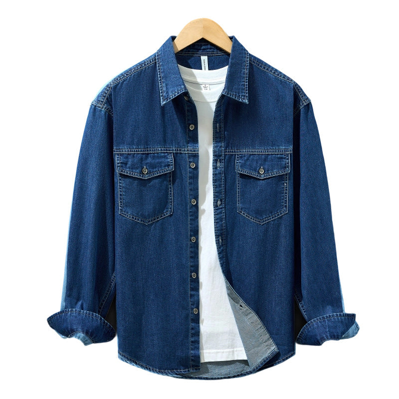 Men's Thickened Denim Shirt