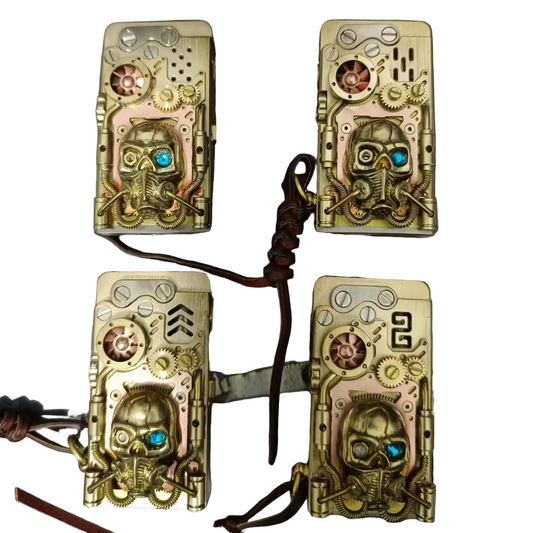 Steampunk Mechanical Armor Kerosene Lighter