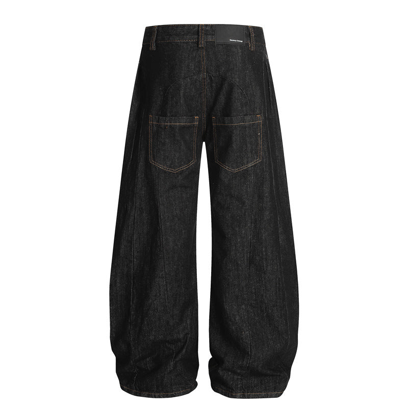 Men's Vintage Tapered Jeans - Loose Fit Inspired by Japanese Streetwear