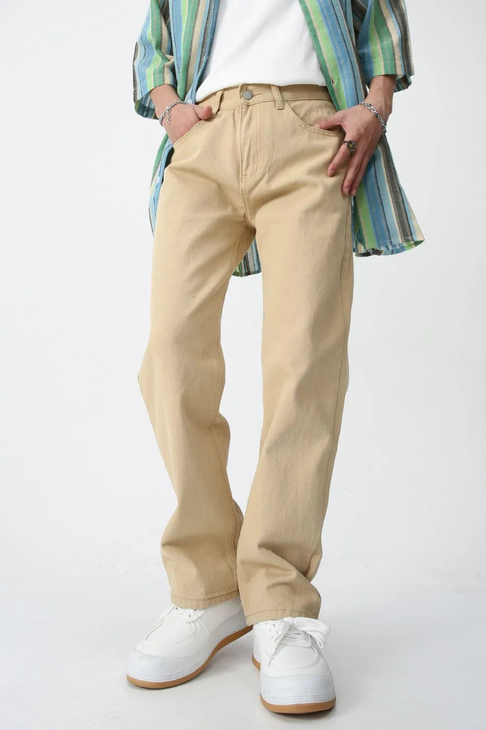 Premium Mid Rise Jeans with Pockets in Japanese Denim