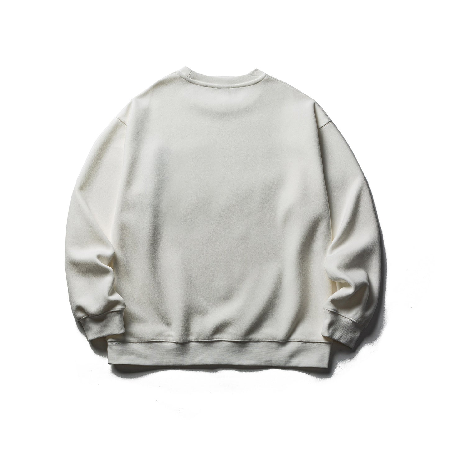 Pocket Design Casual Loose Fit Crewneck Sweater