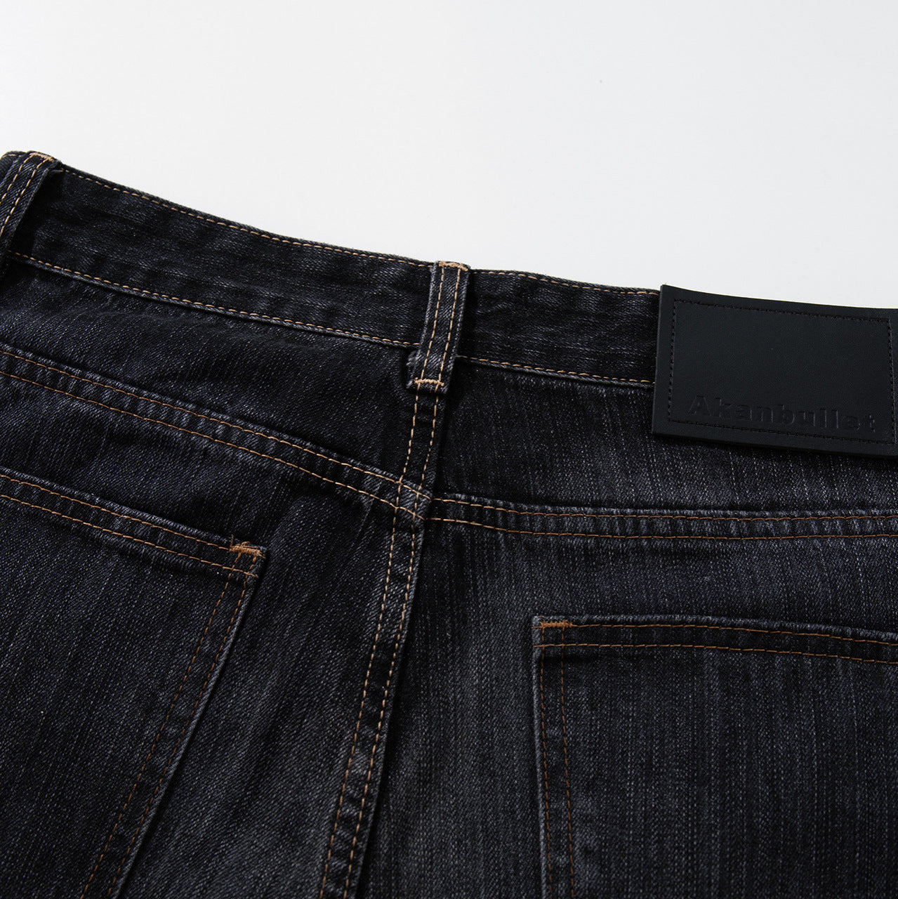 Washed Vintage High-Quality Flared Denim Trousers