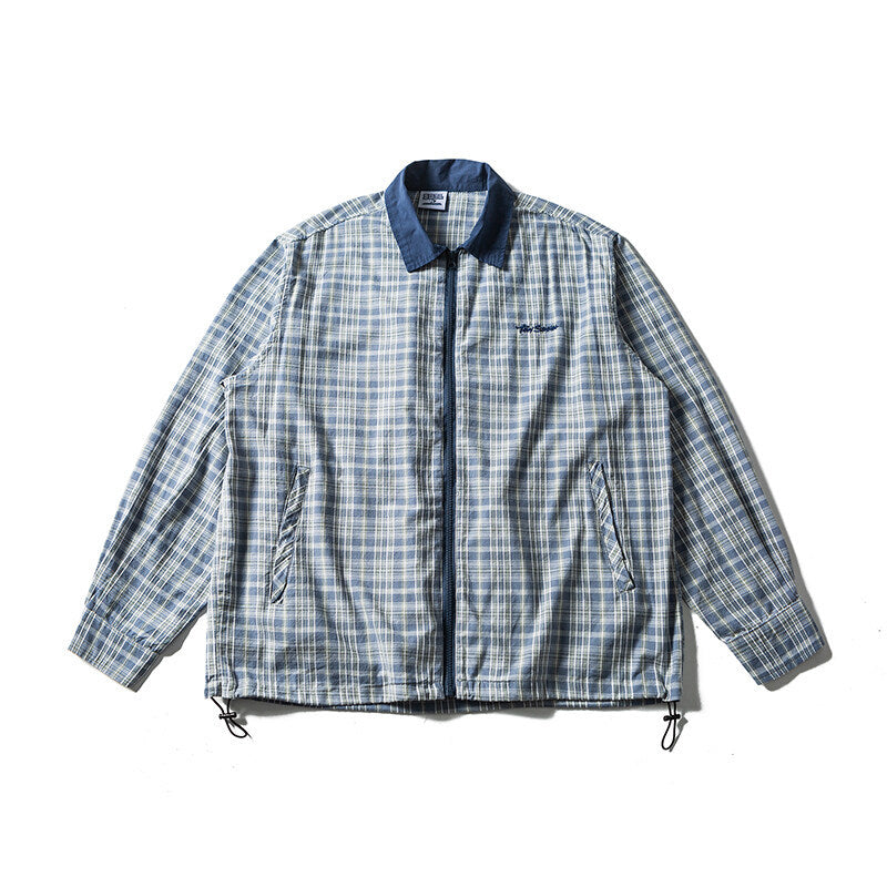 Casual Long Sleeved Checkered Shirt for Men