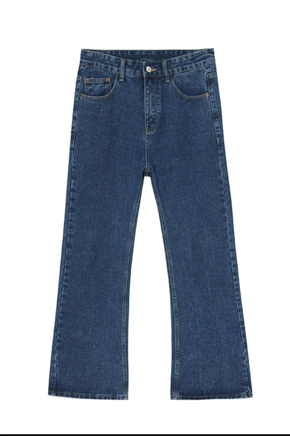 Premium Straight Leg Jeans with Pockets - Japanese Denim