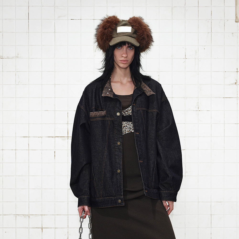 Stand Collar Workwear Jacket