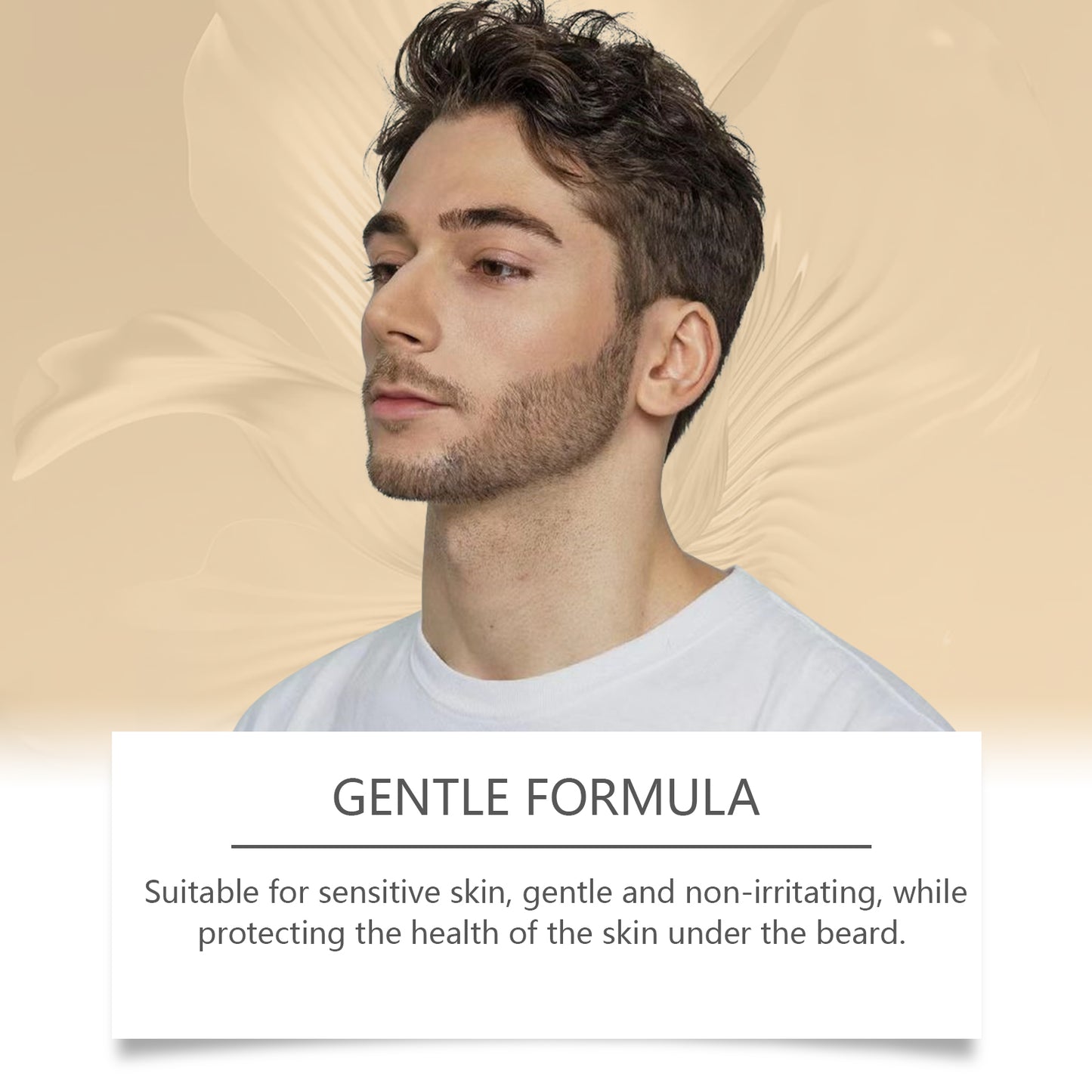 Men's Beard Care Wax With Argan Oil And Vitamin E For Nourishing Soft Beard