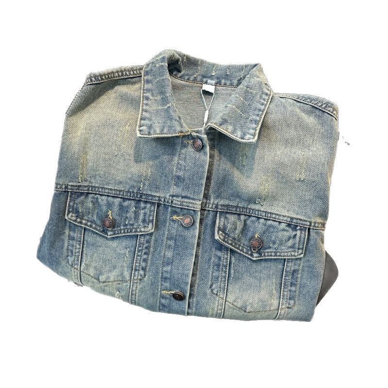 Men's Vintage Workwear Japanese Denim Jacket