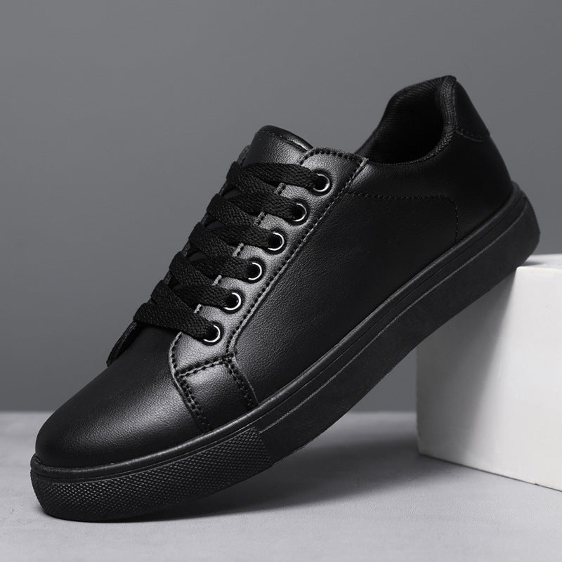 Men's  Casual Sneakers - Versatile Soft Leather Board Shoes