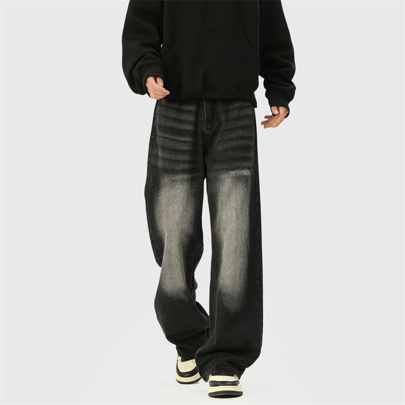 Premium Japanese Denim Straight Leg Wide Leg Pants