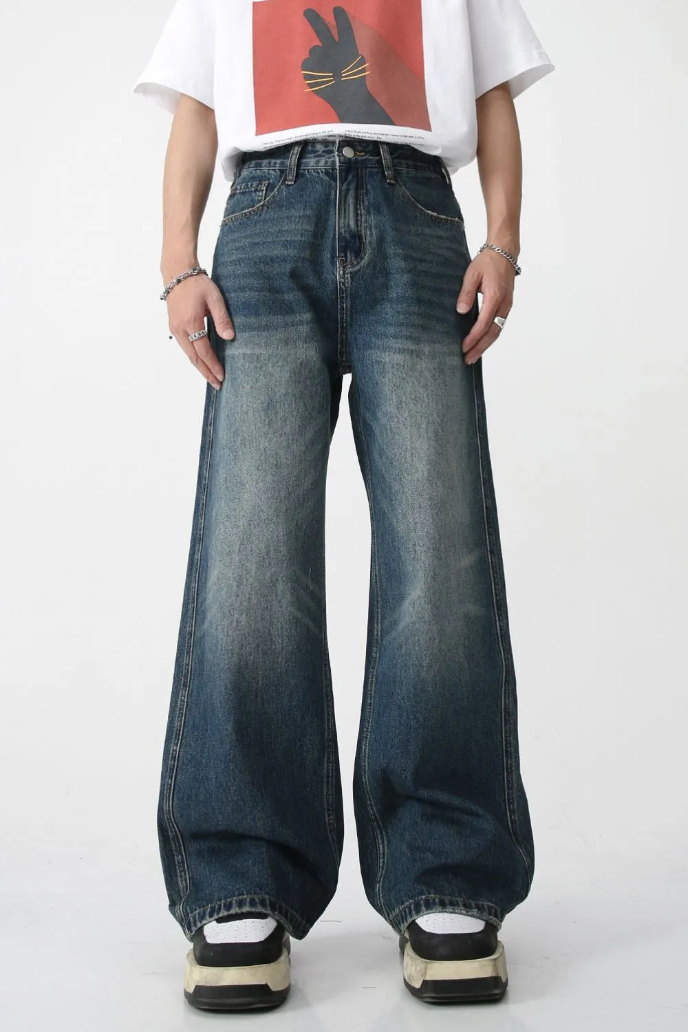 Premium Bootcut Jeans with Pockets - Japanese Denim
