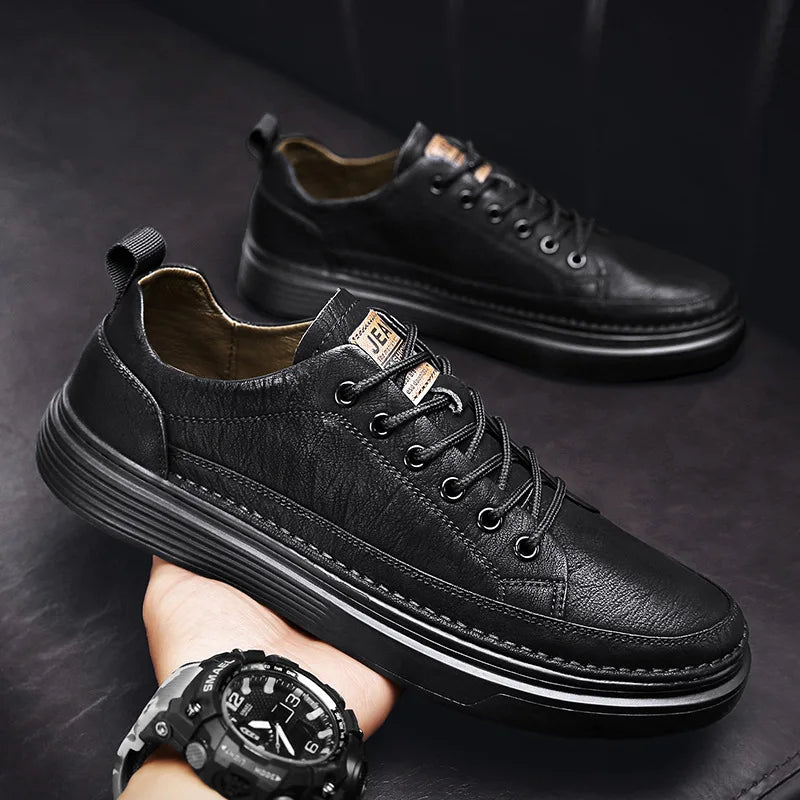 Men's Casual Leather Sneakers