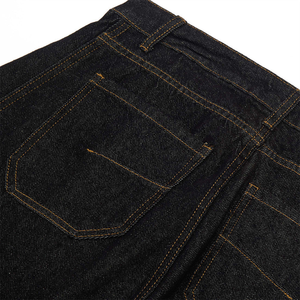 American High Street Design Denim Wide Leg Long Pants