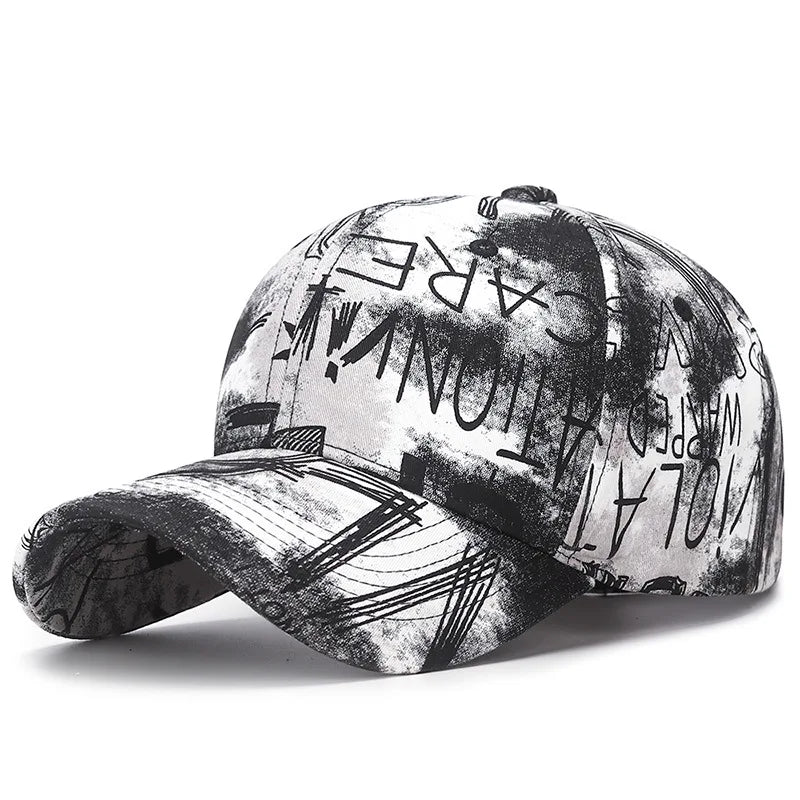 Graffiti Caps for Men and Women - Sport Visors Baseball Cap, Street Trend Sun Hat