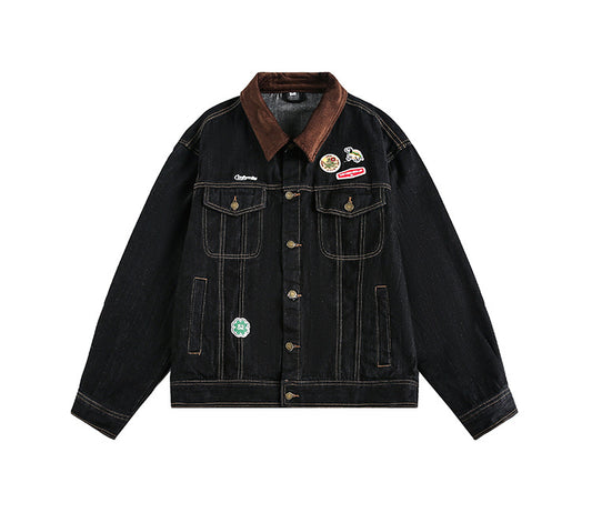 High-Street Loose Fit Denim Jacket