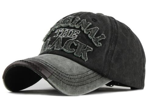 Retro Washed Baseball Cap Fitted Snapback