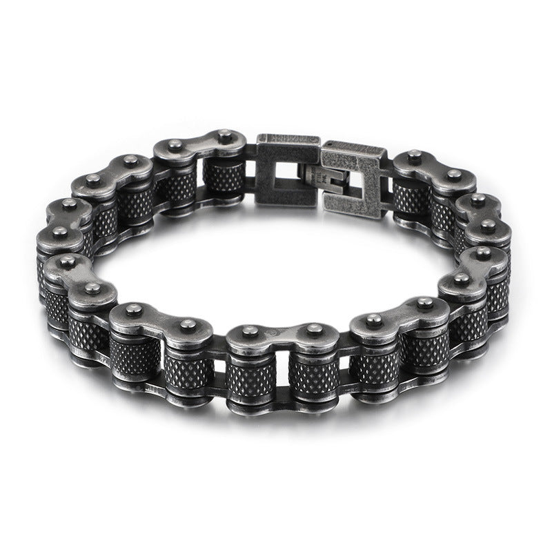 Bicycle Chain Bracelet - Titanium Steel