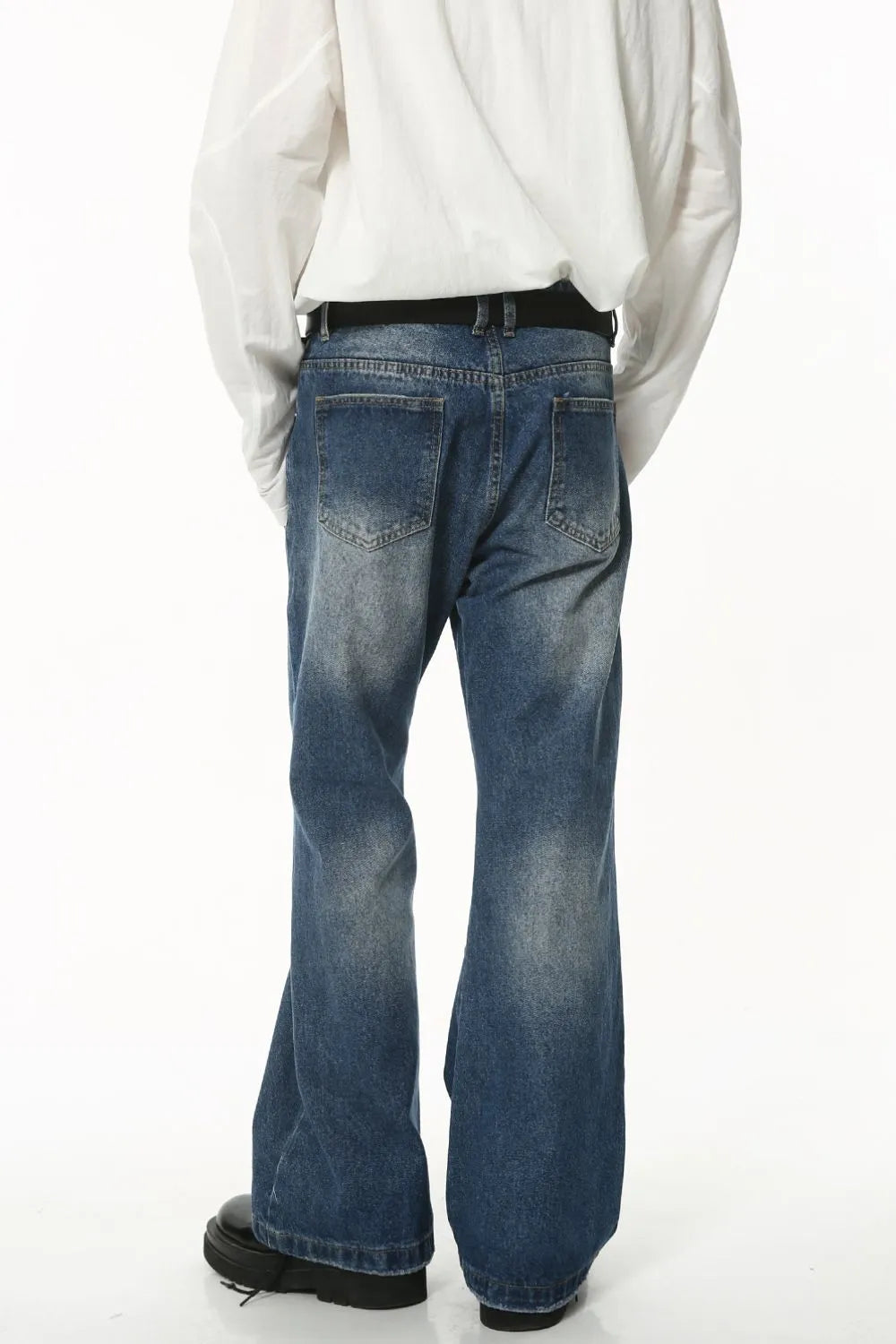 Premium Washed Jeans with Pockets