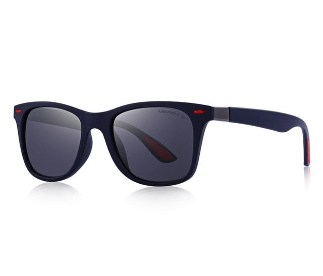 Classic Retro Polarized Sunglasses - Lightweight Square Frame - UV Protection